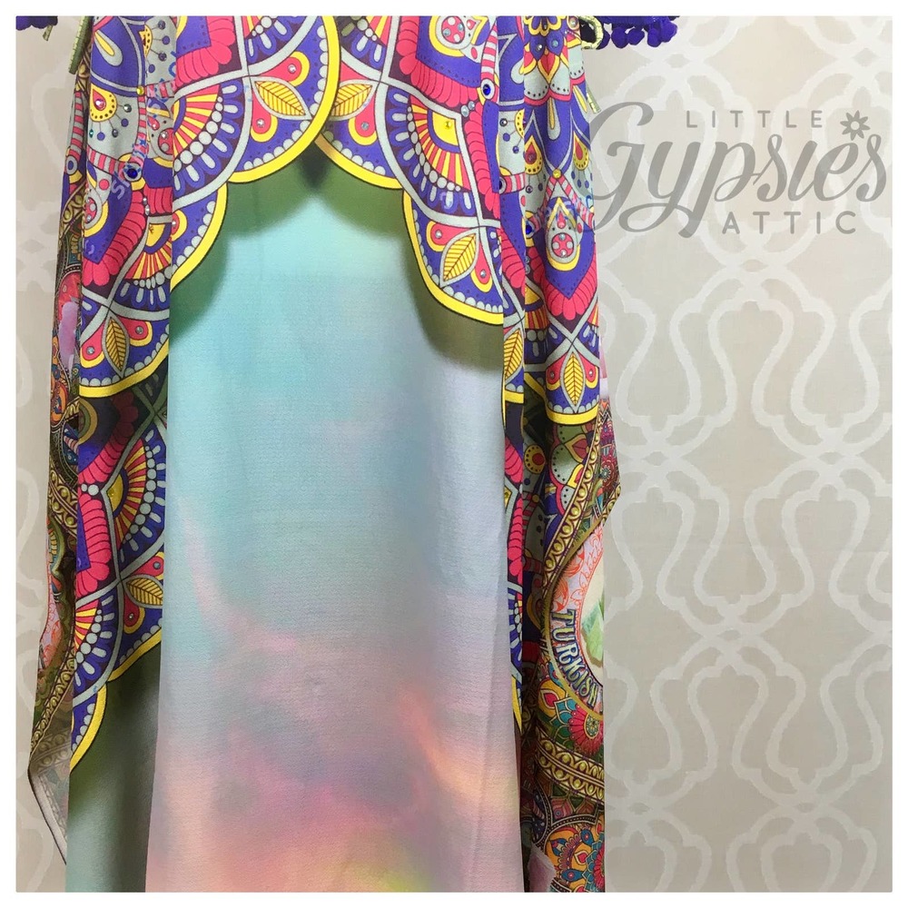 Pastel Rainbows and Prisms Kaftan - Picture 7 of 16